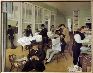 Ein Baumwollbüro in New Orleans von Edgar Degas