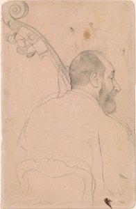 Achille Gouffe, Kontrabassspieler an der Pariser Oper von Edgar Degas