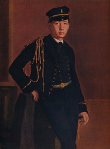 Achille de Gas in der Uniform eines Kadetten von Edgar Degas