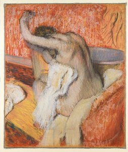 Nach dem Bad - Frau trocknet sich, ca. 1895 von Edgar Degas