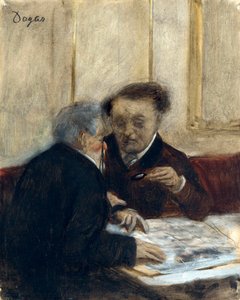 Im Café Chateaudun von Edgar Degas
