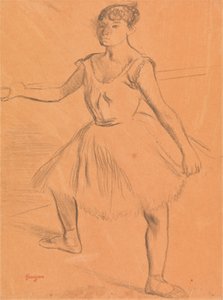 Ballerina an der Stange