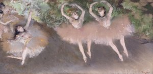 Ballettszene, ca. 1879 von Edgar Degas