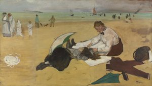 Strandszene, ca. 1869