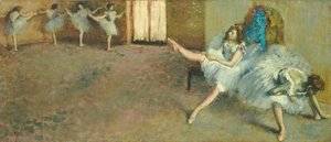 Vor dem Ballett von Edgar Degas