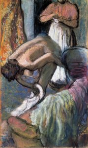Frühstück nach dem Bad von Edgar Degas