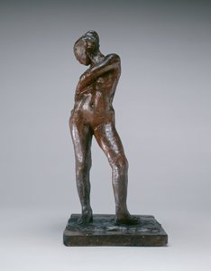 Tänzerin befestigt das Band ihrer Strumpfhose, ca. 1885-1890 von Edgar Degas
