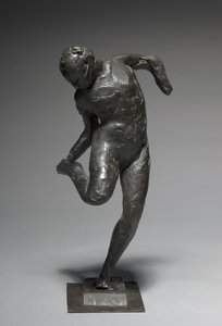 Tänzerin betrachtet die Sohle ihres rechten Fußes, 1896-1897 von Edgar Degas