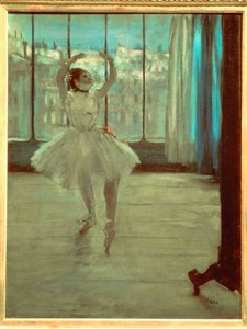Tänzerin vor einem Fenster von Edgar Degas