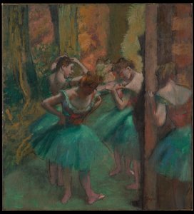 Tänzer, Pink und Grün von Edgar Degas
