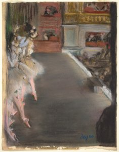 Tänzer im alten Opernhaus, ca. 1877 von Edgar Degas