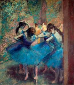 Tänzer in Blau, ca. 1890