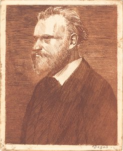 Edouard Manet, Brustbild Manet en buste, 1864-1865 von Edgar Degas