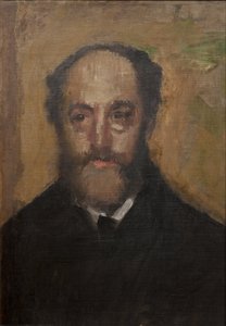 Porträt des Kunstkritikers Emile Durand-Greville (1838-1914) von Edgar Degas