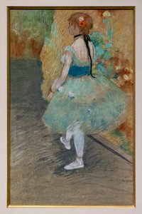 Grüne Tänzerin. Um 1878. Pastell auf Papier.