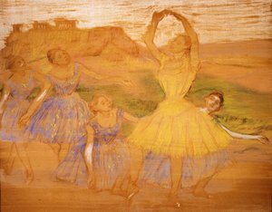 Gruppe von Tänzern, ca. 1895-1897