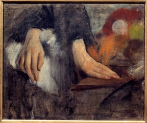 Handstudie für die Familie Bellelli. Gemälde von Edgar Degas (1834-1917) 1859 Paris, Musée d