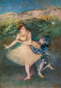 Harlekin und Colombine von Edgar Degas