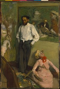 Der Mann und die Puppe von Edgar Degas
