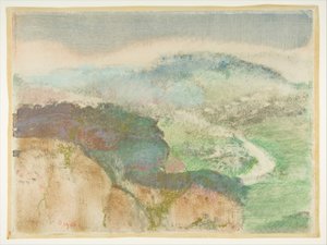 Landschaft, 1892 von Edgar Degas