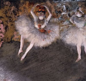 Le Pas Battu, c.1879 von Edgar Degas