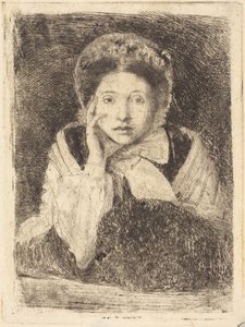 Marguerite De Gas, die Schwester des Künstlers von Edgar Degas
