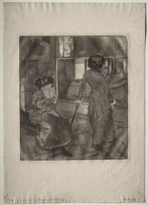 Mary Cassatt im Louvre: Die etruskische Galerie, 1879-1880