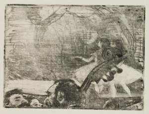 Auf der Bühne I von Edgar Degas