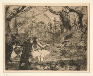 Auf der Bühne III von Edgar Degas