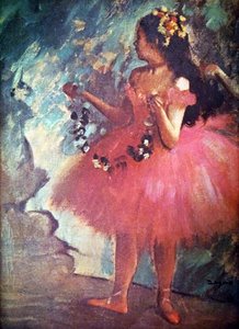 Tänzerin im Rosenkleid von Edgar Degas von Edgar Degas