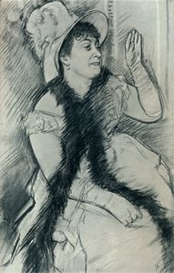 Porträt von Madame X, 19. Jahrhundert von Edgar Degas
