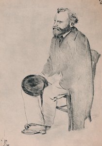 Porträt von Manet sitzend, ca. 1865, 1946