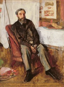 Porträt eines Mannes, ca. 1866 von Edgar Degas
