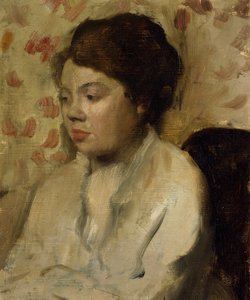 Porträt einer jungen Frau, ca. 1885 von Edgar Degas