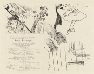 Programm für die Soiree Artistique, 18