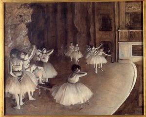 Wiederholung eines Balletts auf der Bühne (1874)