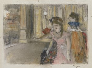 Sänger auf der Bühne, 1877-79 von Edgar Degas