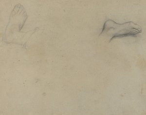 Studien von Füßen [verso] von Edgar Degas