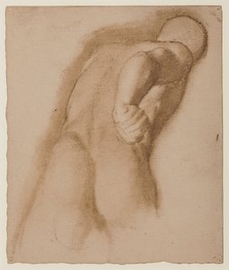Studie nach Agasias von Ephesus, "Gladiator Borghese", ca. 1855 von Edgar Degas