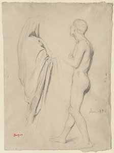 Studie für "Dante und Virgil" von Edgar Degas