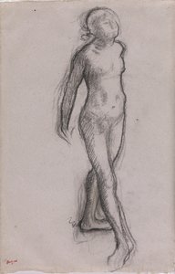 Studie einer nackten Tänzerin von Edgar Degas