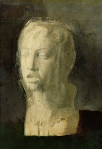 Studie des Kopfes eines jungen Sängers, nach Della Robbia, ca. 1856-58 von Edgar Degas