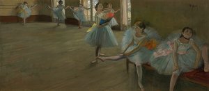 Tänzerinnen in einem Übungsraum von Edgar Degas