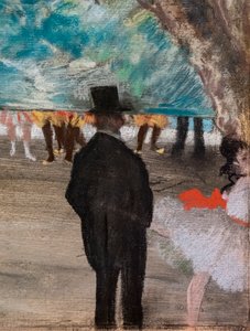 Der Vorhang (Detail) von Edgar Degas
