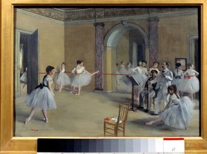 Das Tanzfoyer an der Oper Rue Le Peletier von Edgar Degas