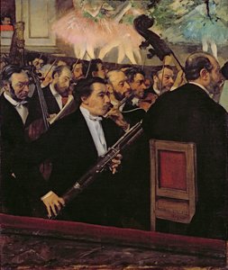 Das Opernorchester, um 1870
