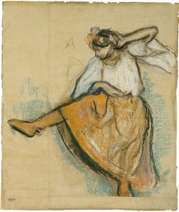 Die russische Tänzerin, ca. 1895 von Edgar Degas