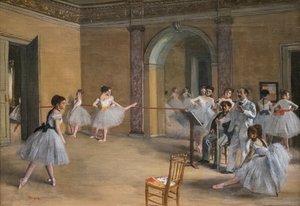 Die Tanzlektion von Edgar Degas