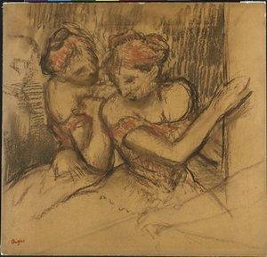 Zwei Tänzer von Edgar Degas