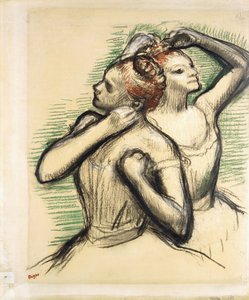 Zwei Tänzer, ca. 1897 von Edgar Degas